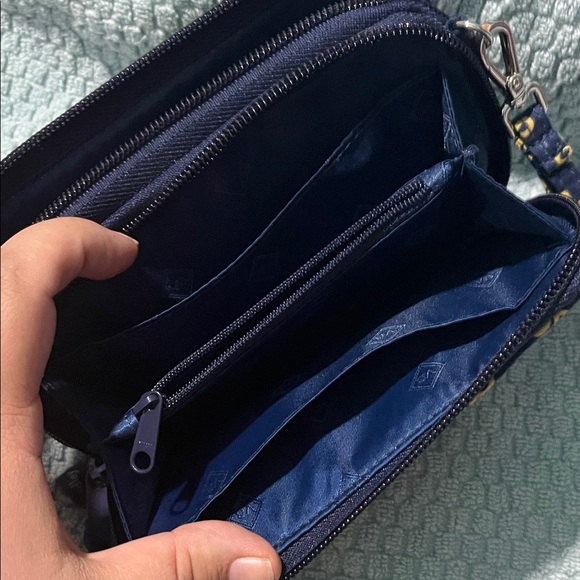 Vera Bradley United States Navy Naval Academy Collegiate RFID All in Wristlet.
